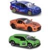 Majorette Racing Cars versenyautó szett 3 db-os – barna/kék/zöld