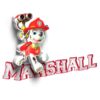 Mancs őrjárat 3D fali éjjeli fény – Marshall – értékcsökkentett