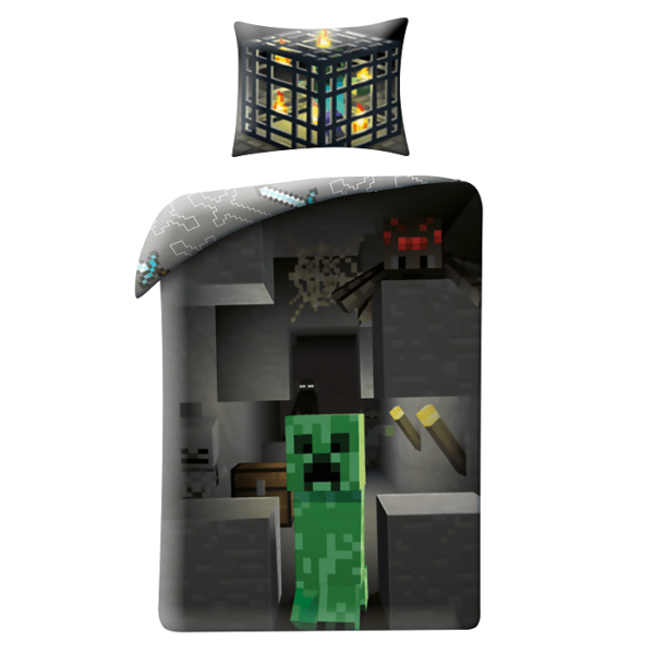 Minecraft ágyneműhuzat szett – Creeper