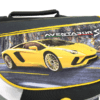 Ars Una iskolatáska Lamborghini sárga kompakt easy mágneszáras