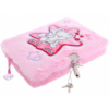 Szőrmés napló lakattal – Sweet bunny – pink