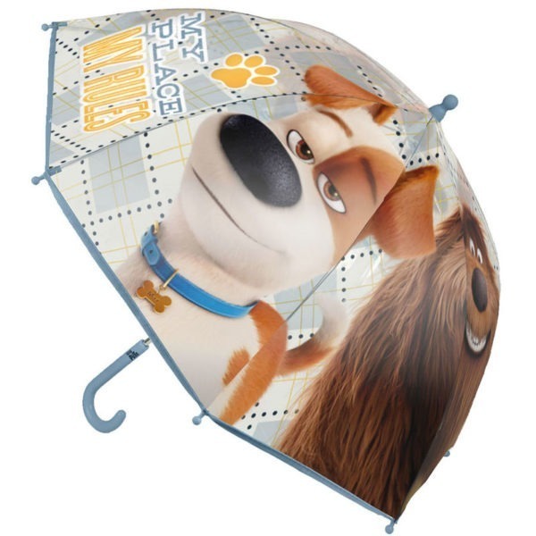 Kis kedvencek átlátszó esernyő – Max és Duke