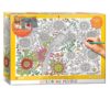 Színezhető puzzle 300 db-os Beautiful garden – EuroGraphics