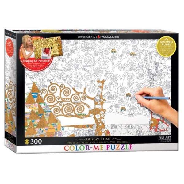 Színezhető Puzzle Klimt Tree of Life – 300 darabos