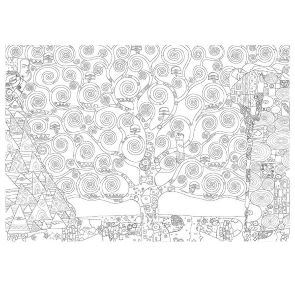Színezhető Puzzle Klimt Tree of Life – 300 darabos