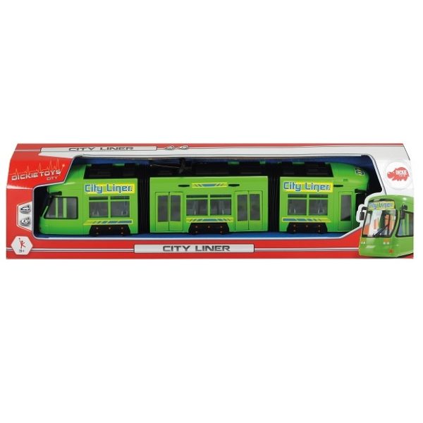 Dickie City Liner villamos nyitható ajtókkal zöld