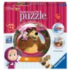 Mása és a medve 72 darabos gömb puzzle