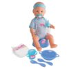 New Born Baby fiú pisilős baba kiegészítőkkel 43 cm