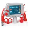 Orvosi kocsi elektronikus szívmonitorral