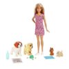Barbie kutyusos napközi játékszett