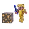 Minecraft figura – Steve arany páncélban
