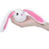 Bunnies plüss mágneses nyuszi – fehér-rózsaszín
