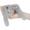 Bunnies plüss mágneses nyuszi – fehér-szürke