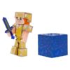 Minecraft figura – Alex aranypáncélban