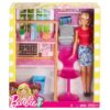 Barbie baba szobával játékszett – dolgozószoba