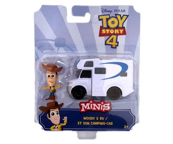 Toy Story 4 Woody mini figura járművel