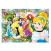 Disney hercegnők Supercolor 104 db-os puzzle csillogó ékkő díszekkel