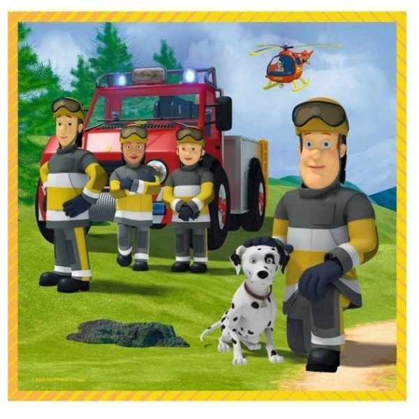 Sam a tűzoltó 3in1 puzzle – Sam, a tűzoltó és csapata akcióban