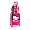 Hello Kitty 4 kerekű ABS bőrönd kézitáskával