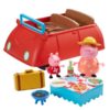 Peppa malac autós piknik játékszett 2 figurával