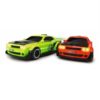 Dickie Dodge Challenger SRT Hellcat zöld színű – autó fényjátékkal és hangeffektekkel