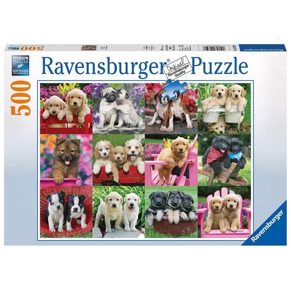 Kutyás puzzle 500 db-os – Édi kutyusok