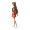 Barbie Fashionistas baba piros fodros szoknyában – 123-as