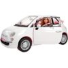Barbie baba Fiat 500 kisautóval