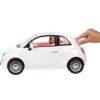 Barbie baba Fiat 500 kisautóval