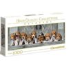 Kutyás puzzle 1000 db-os panoráma – Beagle kiskutyák