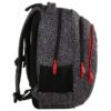 BackUp 3 rekeszes ergonomikus iskolatáska, hátizsák – Leather