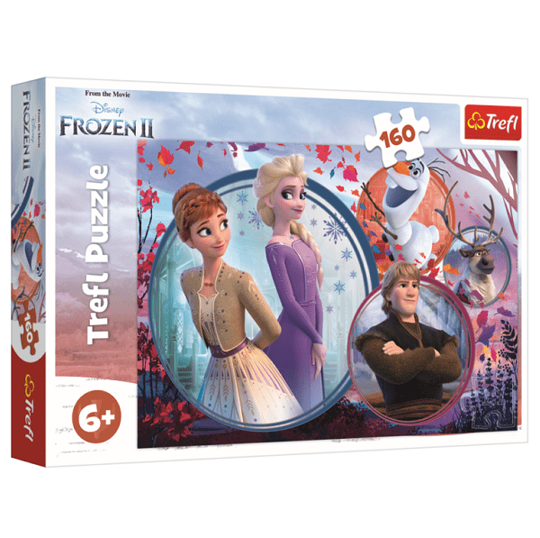 Jégvarázs 2 puzzle 160 darabos – Trefl – Nővérek kalandja