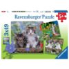 Ravensburger 3×49 db-os puzzle – Kiscicák