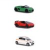 Majorette Street Cars kisautók 3 db-os szett – zöld/piros/fehér