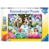 Ravensburger puzzle 100 db-os XXL – Varázslatos tündérek