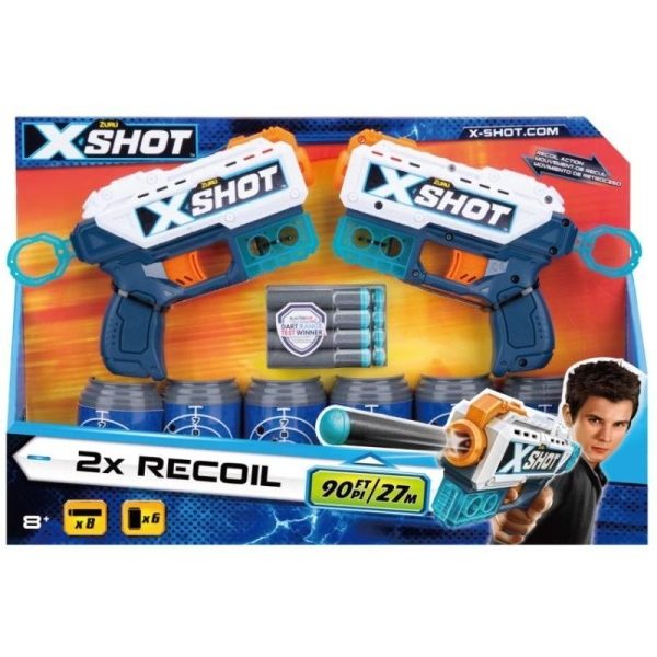 X-Shot Double Kickback szivacslövő játékfegyver
