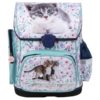 Cleo & Frank cicás ergonomikus iskolatáska csattal – Kitty Cat