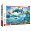 Trefl Prémium kategóriájú 1500 db-os puzzle – Delfinek családja