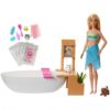 Barbie Feltöltődés – Habfürdő játékszett babával és káddal
