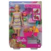 Barbie kölyök kutyus sétáltató játékszett