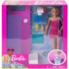 Barbie baba szobával játékszett – zuhanyzó