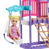 Barbie bébiszitter Játszótér szett Skipper babával