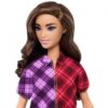 Barbie Fashionistas baba kockás ruhában – 137-es
