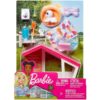 Barbie játékszett – mesés kutyaház kiegészítőkkel