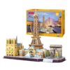 CubicFun 3D puzzle 123 db-os Párizs