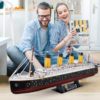 CubicFun 3D LED puzzle 266 db-os Titanic