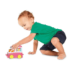 Tomy Vidám Fagyiskocsi foglalkoztató babáknak – rózsaszín