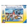 Ravensburger kutyás puzzle 100 db-os XXL – Kutyák a strandon
