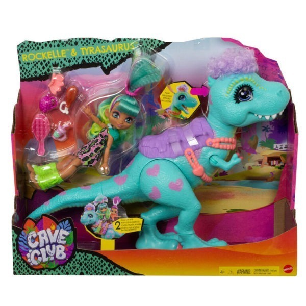 Cave Club játékszett T-Rex babával