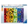 Ravensburger puzzle 500 db-os – Virágok tükörképpel